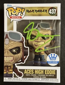 BRUCE DICKINSON SIGNED IRON MAIDEN ACES HIGH EDDIE FUNKO EXCLUSIVE JSA WITNESS - Picture 1 of 1