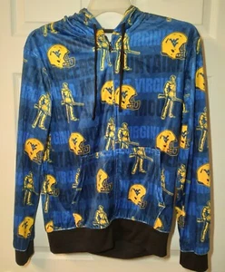 Sudadera con capucha de terciopelo tonos ásperos West Virginia University Mountaineers - Imagen 1 de 2