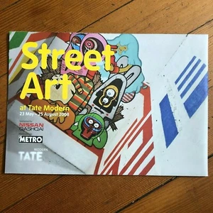 Street art Tate Modern London 2008 Pamphlet Faile Os Gemeos JR Nunca Sixeart Blu - Picture 1 of 4