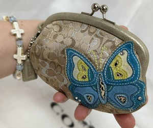 coach bolsa with butterfly print