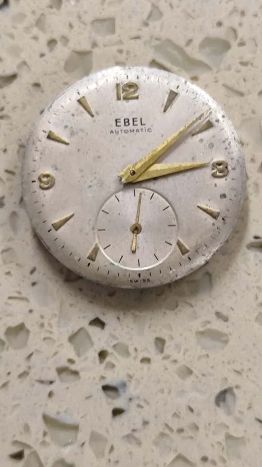 Ebel parachoques (martillo) Cal 122 movimiento con esfera y manecillas no funciona buen equilibrio Foto 1 de 4