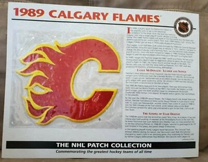 1989 Calgary Flames Team Patch - The NHL Patch Collection by Willabee & Ward - Bild 1 von 2
