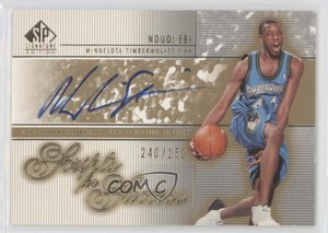 2003-04 SP Signature Edition Scripts for Success /250 Ndudi Ebi Rookie Auto RC