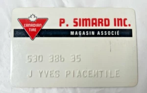 Vintage Canadian Tire Store Credit Card No Exp Date - Picture 1 of 2