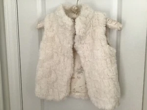 carters pelzige Mädchen Weste Gr. 6. Weiß. top - Bild 1 von 4