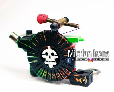 Mictlan 铁杆 手工制作 纹身机 Mictlantecuhtli — 第 1/2 张图片