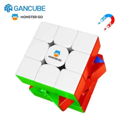   CUBO GAN Monster Go 3X3X3 MG3 Magnetic Magic Cube Speed Puzzle - Immagine 1 di 4