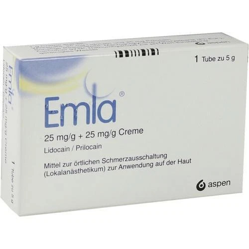 3x EMLA 25 mg/g + 25 mg/g Creme + 2 Pflaster 5 g PZN: 13231250 - Bild 1 von 1