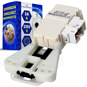 Cerradura Puerta Lavadora 250V 16A con Código Original C00085194 para Indesit - Imagen 1 de 6