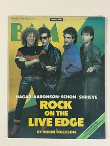 Sammy Hagar 1983 BAM Magazine #173 Neal Schon, Michael Shrieve & Kenny Aaronson - Picture 1 of 6