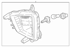 LEFT FOG LAMP ASSEMBLY OEM 8315A032 FITD 18-20 MITSUBISHI ECLIPSE CROSS - Picture 1 of 1