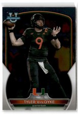 2022 Bowman University Tyler Van Dyke #7 Miami Hurricanes