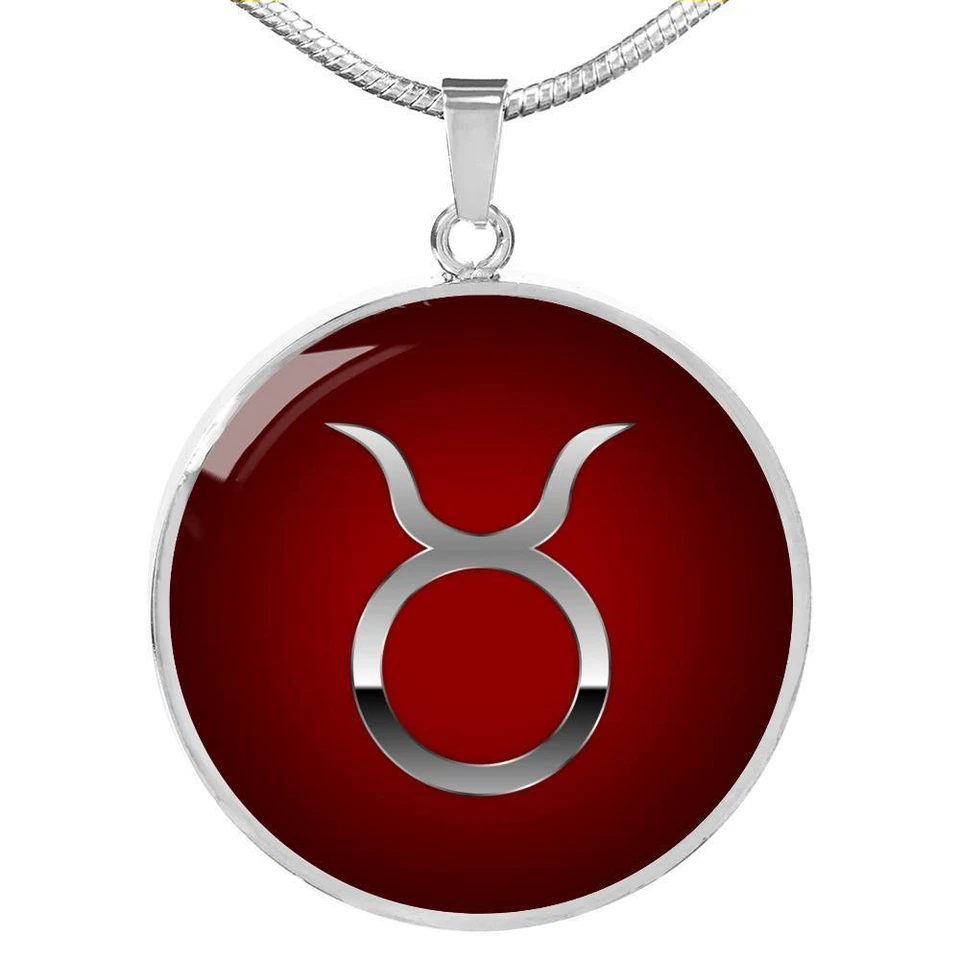 Taurus Zodiac Necklace Valentine's Gift for Women Girlfriend Wife Bỉthday Gift - Image 1 of 2