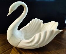 Vintage 6" Lenox Swan Large Candy Dish Bowl Made in USA-Retired-Ex