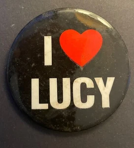 I Love Lucy Original Vintage Pinback Button 2 1/2". - Picture 1 of 3