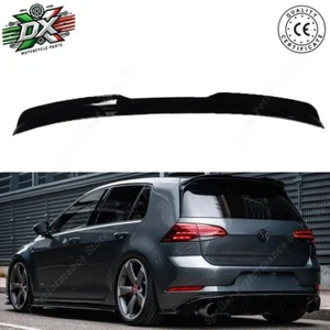 Spoiler de Toit Noir Brillant pour Volkswagen Golf 6 7 GTI GTD R 2009-2020 NEUF - Afbeelding 1 van 6