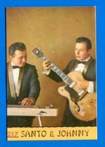SINGERS 68 - Panini 1968 - figure sticker - no. 217 - SANTO E JOHNNY - rec