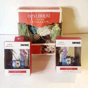 Opalhouse Quasten & (2) Punze Beute Lama Ornamente (Fortnite) - Bild 1 von 12