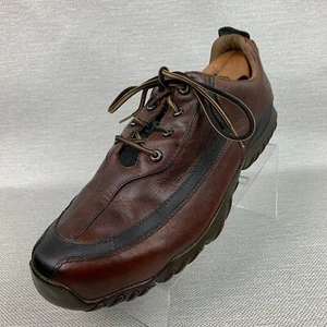 Timberland Casual Oxford 88085 Brown Leather Round Toe Lace Up Shoes Size 11.5W - Picture 1 of 12
