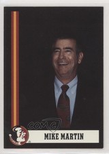 1992-93 Motion Florida State Seminoles Superstars Mike Martin #32