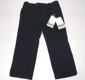 D&G New Boys Toddler BLACK GABARDINE DRESS PANTS TROUSERS Sz: 3 RTL: $185 P848 - Picture 1 of 4