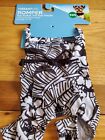 Vibrant Life Dog Romper Clothing XXS Black White Tropical New with Tags
