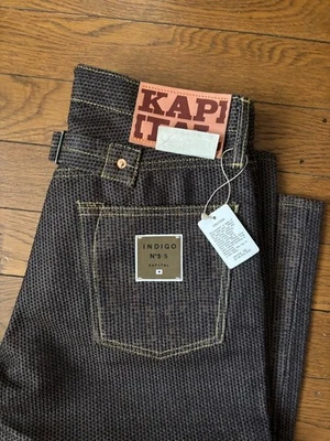 Kapital Century Denim No. 5 Persimmon Tannin Size 30, New with Tags - Image 1 of 4