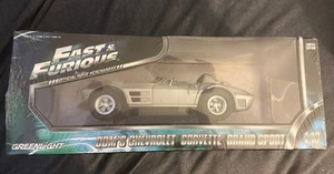 GREENLIGHT FAST & FURIOUS DOM'S CORVETTE GRAND SPORT New Sealed - Picture 1 of 5