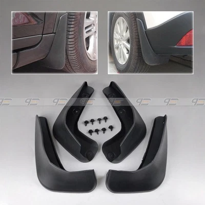 Car Tires Splash Guards For Honda Fit Jazz Mudguard 2011-2012Black Right Left - Image 1 of 4