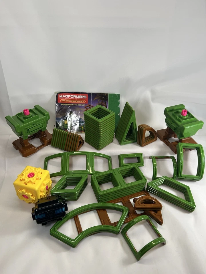 Magformers Walking Dinosaur 81-Pieces Set * Missing 2 Pieces * 79 Pieces in Set - Image 1 of 4