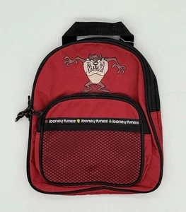 NUEVA Mini Mochila Looney Tunes Taz Tasmanian Devil Roja  - Imagen 1 de 4