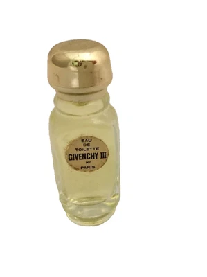 Vintage Givenchy III Paris France Eau de Toilette 1/8 oz Travel Mini Perfume - Image 1 of 4