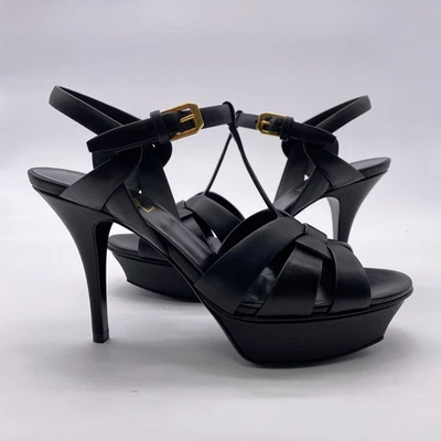 Saint Laurent Tribute "75 YSL HEELS" - Size 37.5 - 315490 bda00 1000.. - Image 1 of 4