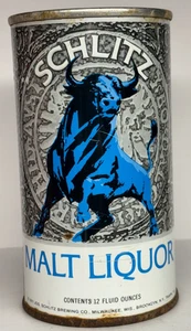 1971 Schlitz Malt Liquor 12 oz. Straight Steel Beer Can - Picture 1 of 6