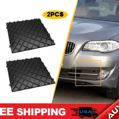 2X Parachoques delantero derecho y derecho rejilla inferior para BMW 530i cubierta 51117897186 2004-2007 Foto 1 de 4