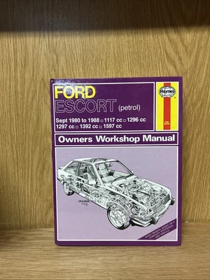 Ford Escort Haynes 686 workshop manual Petrol 1980-1988 (31D) - Image 1 of 4