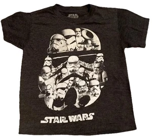 Star Wars Stormtrooper Black and White T-Shirt Size Kids XS - Picture 1 of 8