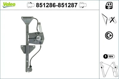 VALEO Fensterheber Vorne links für Fahrzeuge mit Fensterheber-Automatikfunktion - Bild 1 von 2