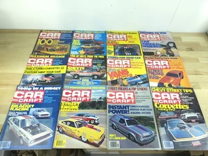 Car Craft Magazine 1976 Lot Of 12 Issues Full Year Drag Racing Hot Rod Vintage - Imagen 1 de 12