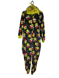 The Grinch Sleepwear Christmas Holiday Hooded Lounge Leisure Costume Sz Med NWT - Picture 1 of 7