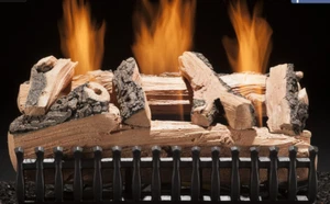 Hargrove 18" Western Pine Vent Free Log Set, Valvola Manuale, LP - SOLO SET LOG - Foto 1 di 1