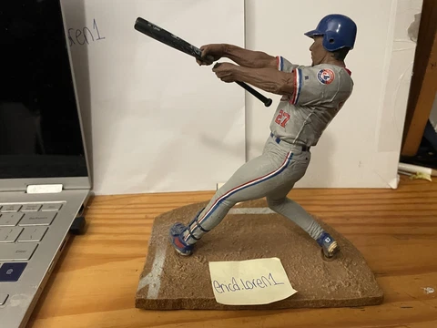 *Read* 2002 MLB McFarlane Vladimir Guerrero Loose Figure Road Grey Jersey Vlad Cover