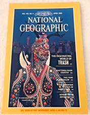 National Geographic April 1983 World of Trash Jerusalem Puerto Rico Chattooga
