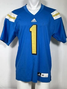 UCLA Bruins #1 adidas Blue Home Football Jersey Men's MEDIUM - Picture 1 of 14