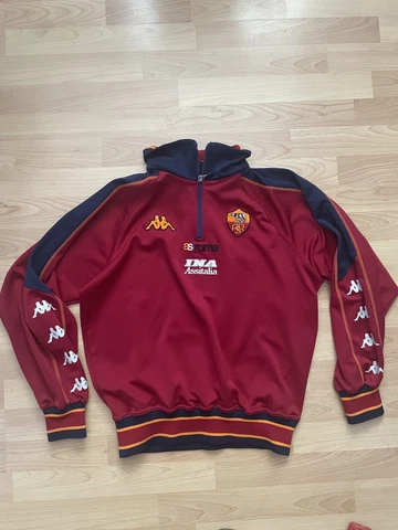 Vintage Maglia As roma shirt Soccer Jersey Sweater Ina Assitalia Men S Jacket Cover