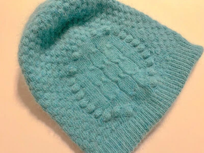 Spyder Angora Lana Invierno Gorro Turquesa Azul Forrado Talla Única Foto 1 de 4