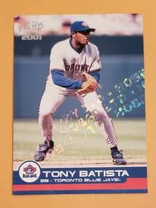 2001 Pacific Hobby LTD #436 Tony Batista /70 Blue Jays