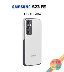 Genuine Samsung Galaxy S23 FE Silicone Case (Back-Cover) - Light Gray - Picture 1 of 6