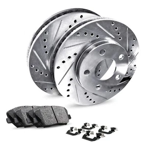 R1 Concepts Rear Brakes and Rotors| Hardware Included| Rear Ceramic Brake Pad... - Picture 1 of 9