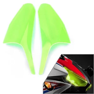 Green Headlight Lamp Lens Cover Protector Shield For HONDA CBR500R 2016-2018 - Foto 1 di 8